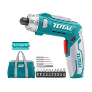 ATORNILLADOR INALAMBRICO 8 VOL - ENC 1/4 - TORQ 15+1 - 2 POS MANGO TOTAL MAQUINAS