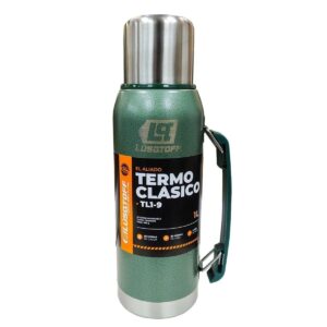 TERMO LUSQTOFF VERDE 1 LTS + MANIJA Y PICO CEBADOR