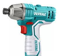 ATORNILLADOR DE IMPACTO ENCASTRE 1/4 12 VOL - CON MALETIN 2 BATERIAS CON ENCASTRE USB TIPO C TOTAL MAQUINAS